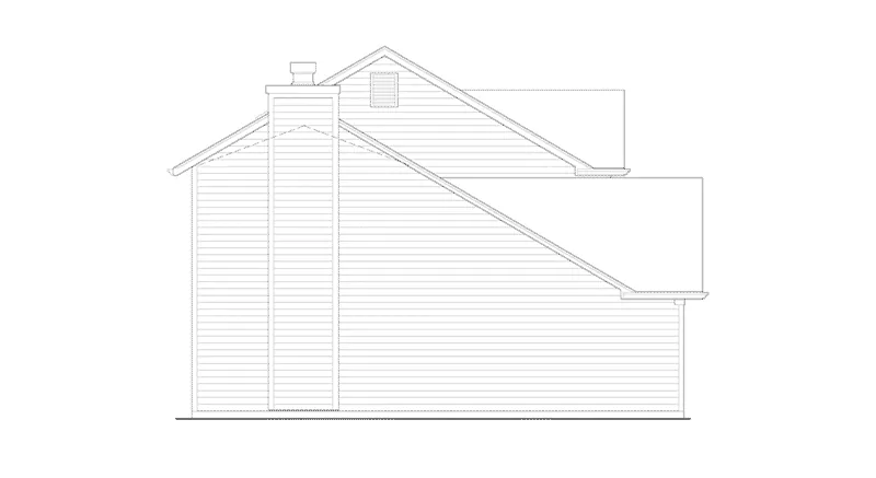 Country House Plan Left Elevation - Hermitage Country Farmhouse 027D-0005 - Search House Plans and More