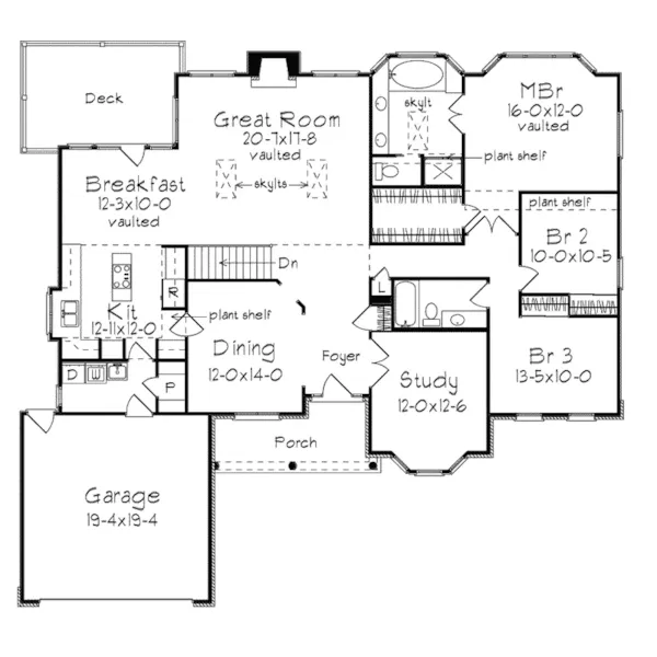 Evergreen Traditional Ranch Home Plan 027D-0006 - Search House Plans ...