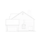 Southern House Plan Right Elevation - Grandhill Traditional Home 027D-0007 - Search House Plans and More