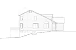 Craftsman House Plan Left Elevation - Bemiston Craftsman Home 027D-0011 - Search House Plans and More