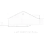 Sunbelt House Plan Left Elevation - Stetson Ranch Home 027D-0012 - Shop House Plans and More