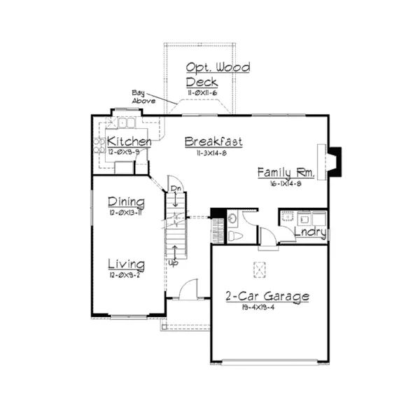 Neoclassical House Plan First Floor - Goodland Traditional Home 027D-0015 - Search House Plans and More