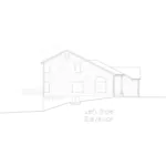 Country House Plan Left Elevation - Bryan Traditional Ranch Home 027D-0016 - Search House Plans and More