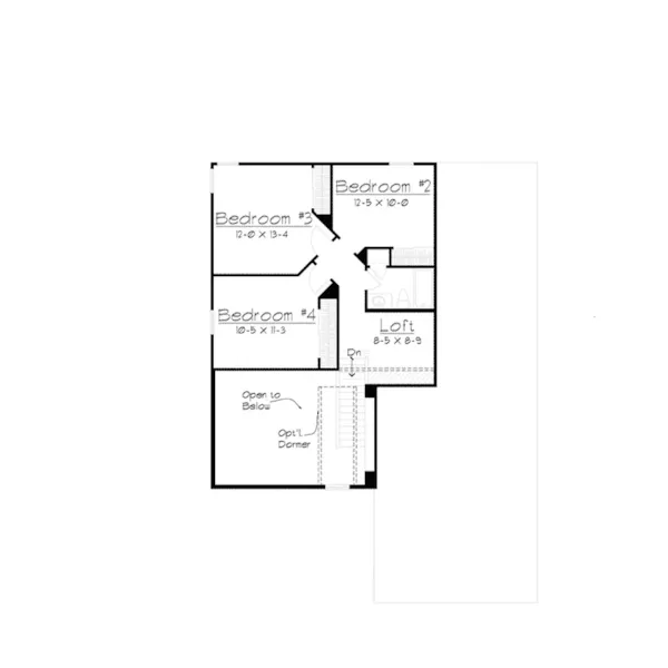 Craftsman House Plan Second Floor - Galatea Neoclassical Ranch Home 027D-0017 - Search House Plans and More