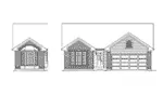 Ranch House Plan Front Elevation - Vicsford Bluff Tudor Home 027D-0018 - Shop House Plans and More