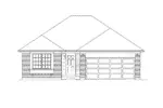 Sunbelt House Plan Front Elevation - Hermann Traditional Ranch Home 027D-0019 - Search House Plans and More