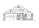 Traditional House Plan Front Elevation - Sunny Meade Ranch Home 027D-0020 - Shop House Plans and More