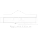 Traditional House Plan Right Elevation - Highland Hill Traditional Home 027D-0021 - Search House Plans and More