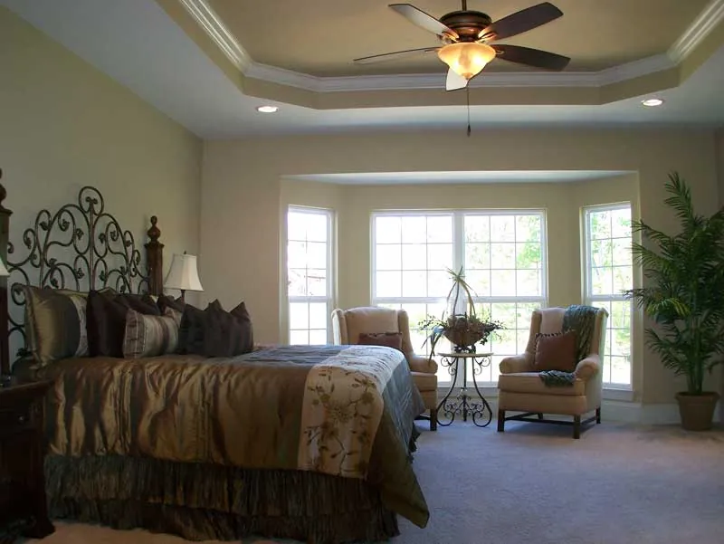 Ranch House Plan Master Bedroom Photo 01 - Elvin Tudor Ranch Home 027D-0022 - Search House Plans and More