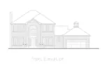 Traditional House Plan Front Elevation - McKinley Georgian Style Home 027D-0023 - Shop House Plans and More