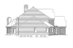 Arts & Crafts House Plan Left Elevation - Kirkland Manor Luxury Home 027S-0001 - Search House Plans and More