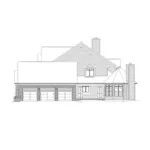 European House Plan Right Elevation - Kirkland Manor Luxury Home 027S-0001 - Search House Plans and More