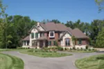 Tudor House Plan Front Photo 01 - Oak Leaf Manor Luxury Home 027S-0003 - Shop House Plans and More