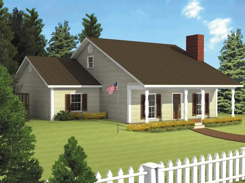 Country House Plan Front Image - Boothbay Colonial Home 028D-0002 - Search House Plans and More