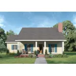 House Plan Front of Home 028D-0002