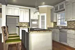 Cape Cod & New England House Plan Kitchen Photo 01 - Hargrave Southern Ranch Home 028D-0003 - Search House Plans and More