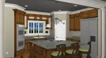 Ranch House Plan Kitchen Photo 01 - Locke Mill Plantation Home 028D-0007 - Shop House Plans and More