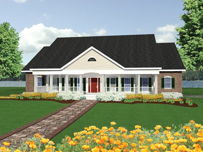 Well-Designed Plan With Grand Front Porch