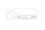 Colonial House Plan Rear Elevation - Benton Harbor Country Home 028D-0019 - Search House Plans and More