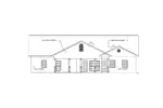 Farmhouse Plan Rear Elevation - Harbin Plantation Home 028D-0027 - Search House Plans and More