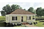 Southern House Plan Front Photo 02 - Bruning Country Cottage Home 028D-0032 - Search House Plans and More
