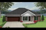 Traditional House Plan Front Image - Stromsbriar Ranch Home 028D-0037 - Shop House Plans and More