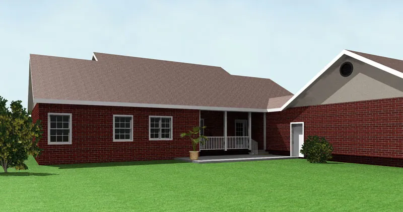 Country House Plan Color Image of House - Aiken Hill Modern Home 028D-0049 - Search House Plans and More