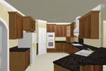 Neoclassical House Plan Kitchen Photo 01 - Farrell Manor Luxury Home 028D-0056 - Search House Plans and More