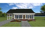 Neoclassical House Plan Front Photo 01 - Gilford Park Cottage Home 028D-0058 - Search House Plans and More