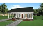House Plan Front of Home 028D-0059