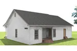 Cabin & Cottage House Plan Side View Photo 01 - Cedar Run Southern Style Home 028D-0059 - Search House Plans and More