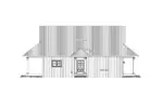 Vacation House Plan Left Elevation - Holgate Bend Cottage Home 028D-0064 - Search House Plans and More