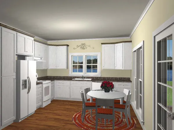 Traditional House Plan Kitchen Photo 01 - Wildwood Point Vacation Home 028D-0065 - Shop House Plans and More