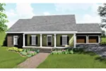 Acadian House Plan Front Photo 01 - Pleasant Mill Saltbox Home 028D-0068 - Shop House Plans and More