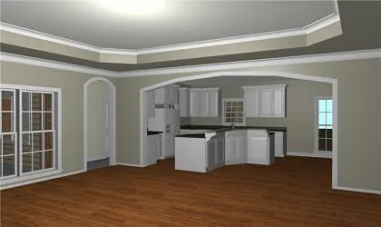Ranch House Plan Kitchen Photo 02 - Dario Country Home 028D-0074 - Search House Plans and More