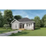 House Plan Front of Home 028D-0077