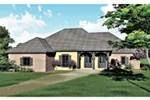 Traditional House Plan Front Photo 08 - Bordentown Ranch Home 028D-0080 - Search House Plans and More