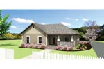 Country House Plan Front of Home - Indian Mills Ranch Home 028D-0082 - Search House Plans and More