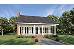 Country House Plan Front of Home - Emma Cottage Home 028D-0086 - Search House Plans and More