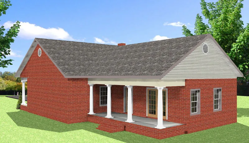Country House Plan Color Image of House - Emma Cottage Home 028D-0086 - Search House Plans and More