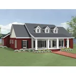 Country House Plan Front of Home - Greenbank Hill Southern Home 028D-0089 - Search House Plans and More