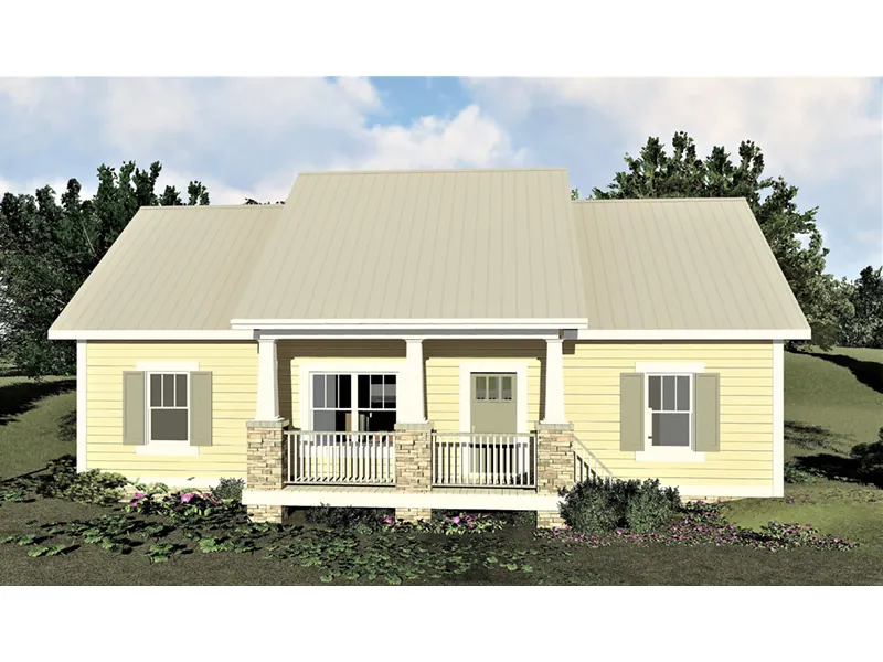 Arts & Crafts House Plan Front Photo 02 - 028D-0092 - Shop House Plans and More
