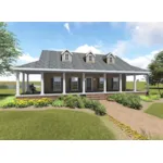 Lowcountry House Plan Front of House 028D-0095