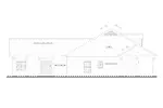 Ranch House Plan Left Elevation - Lori Lane Southern Home 028D-0095 - Shop House Plans and More