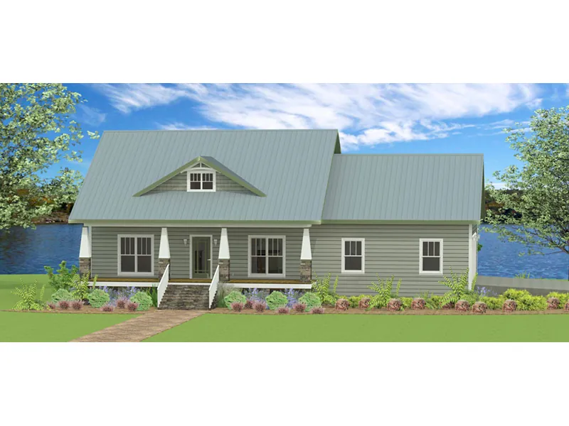 Rustic House Plan Front Photo 03 - 028D-0096 - Shop House Plans and More