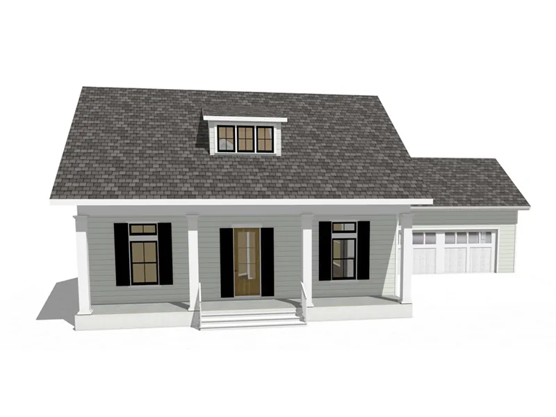 Arts & Crafts House Plan Front Photo 04 - Clifton Lane Modern Farmhouse 028D-0097 - Search House Plans and More