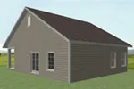 Arts & Crafts House Plan Rear Photo 01 - Clifton Lane Modern Farmhouse 028D-0097 - Search House Plans and More