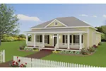 Ranch House Plan Front of House 028D-0098