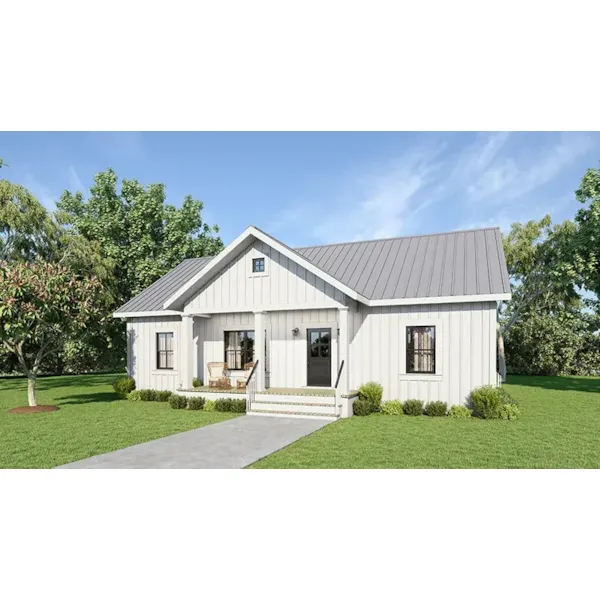 Cabin & Cottage House Plan Front Photo 01 - Eddy Creek Modern Farmhouse 028D-0100 - Shop House Plans and More