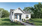 Ranch House Plan Front of House 028D-0101